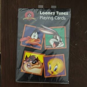Vintage Bicycle Looney Tunes Playing Cards-SEALED